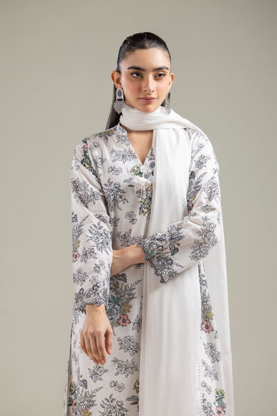 Embroidered | Lawn | Lawn Floral Dupatta | GBP 20.00