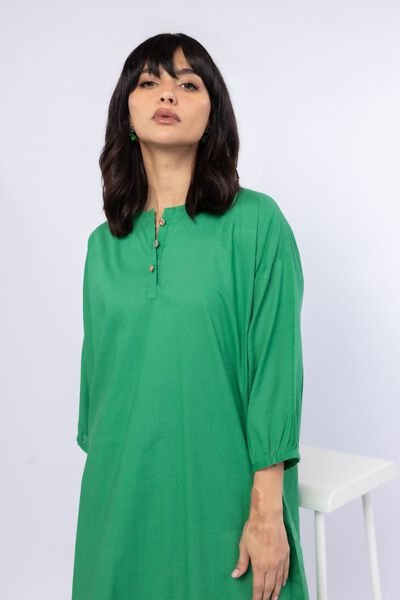 Embroidered | Crosshatch Poplin | Kurta | GBP 35.00