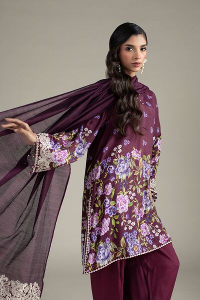 Embroidered | Raw Silk | Silk 2-Piece Tailored | GBP 70.00