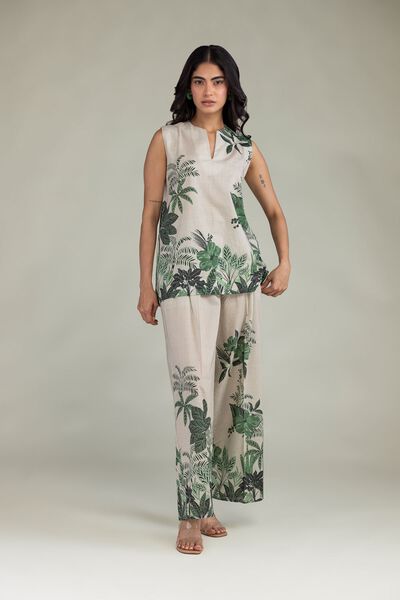 Printed | Cambric | Printed Cambric Trousers | GBP 20.00