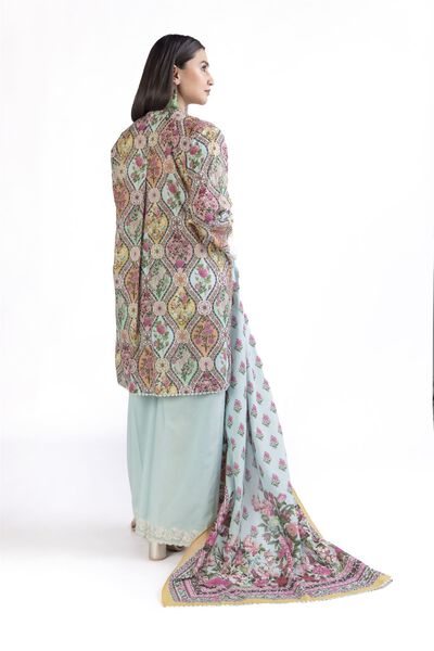 Embroidered | Cambric | Fabrics 3 Piece | GBP 12.00