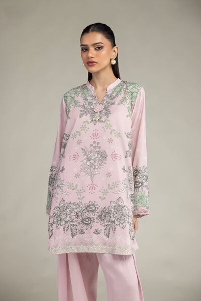 Embroidered | Raw Silk | Floral Silk Kurta | GBP 17.50