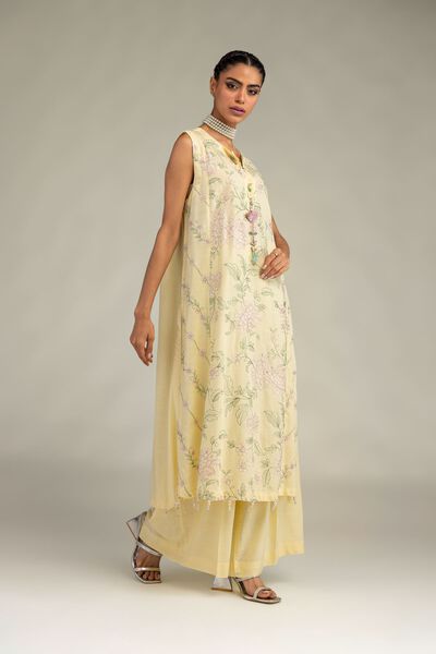 Embroidered | Raw Silk | Solid Silk Pants | GBP 25.00