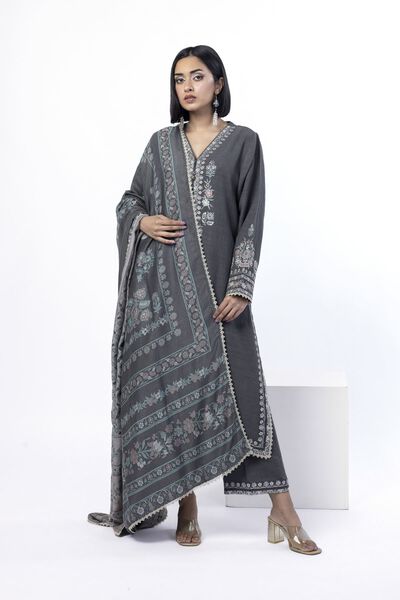 Embroidered | Khaddar | Fabrics 3 Piece | GBP 27.50