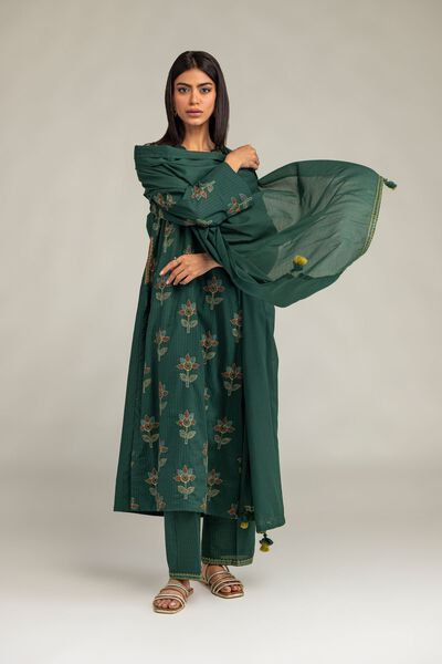 Embroidered | Lawn | Floral Lawn Dupatta | GBP 25.00