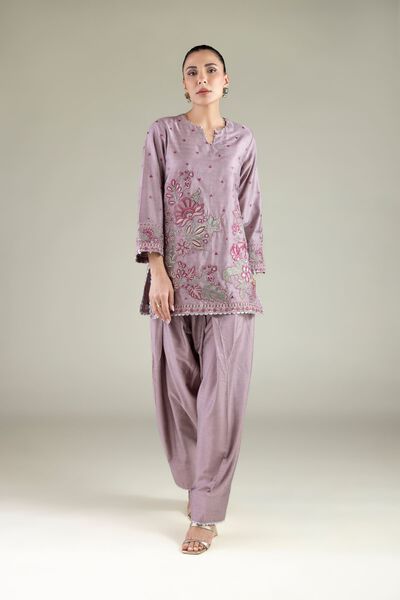 Embroidered | Raw Silk | Farshi Shalwar  | GBP 20.00