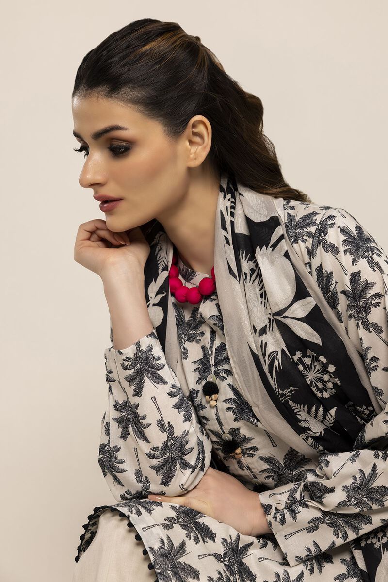 Printed | Cambric | Fabrics 3 Piece | null