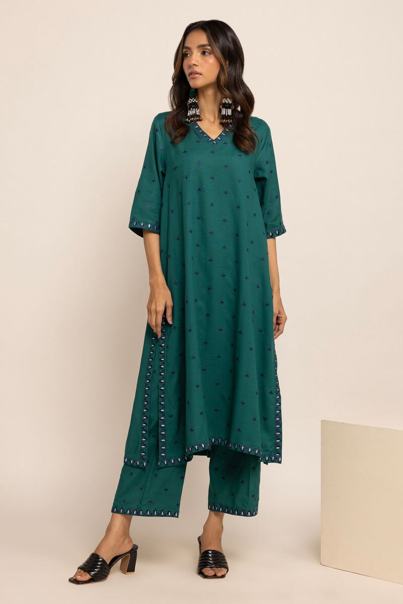 Buy Kurta | Embroidered | 16.00 GBP | 1001796128 | Khaadi United Kingdom