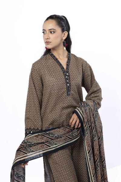 Embroidered | Light Khaddar | Fabrics 3 Piece | GBP 15.00