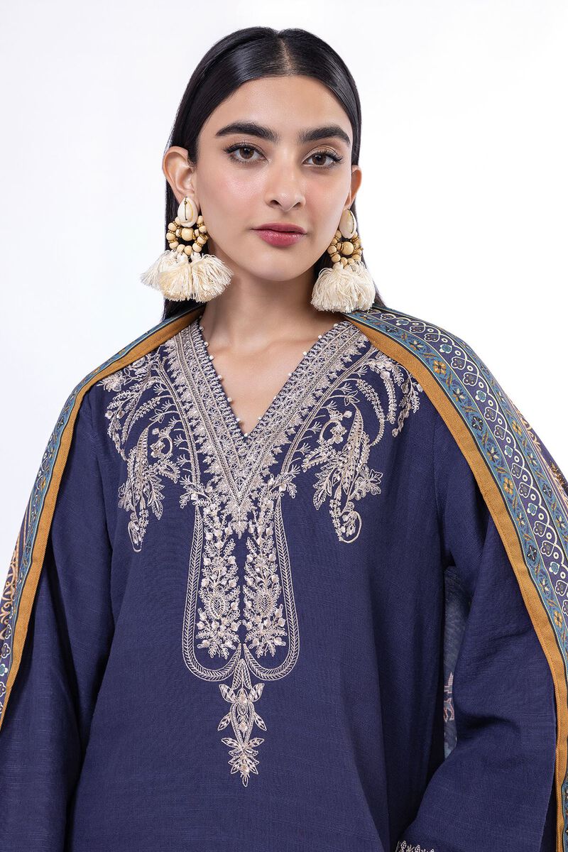 Embroidered | Khaddar | Fabrics 3 Piece | null
