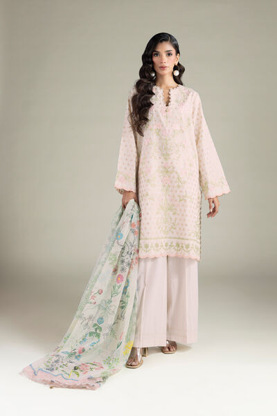 Embroidered | Jacquard | Fabrics 3 Piece | GBP 30.00