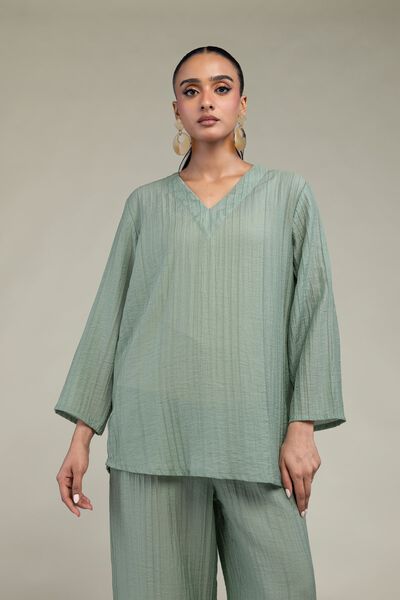Dyed | Blended Crinkle | Solid Crinkle Shirt | GBP 35.00