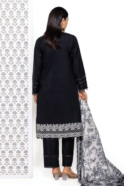 Embroidered | Dull Raw Silk | Tailored 3 Piece | GBP 40.00