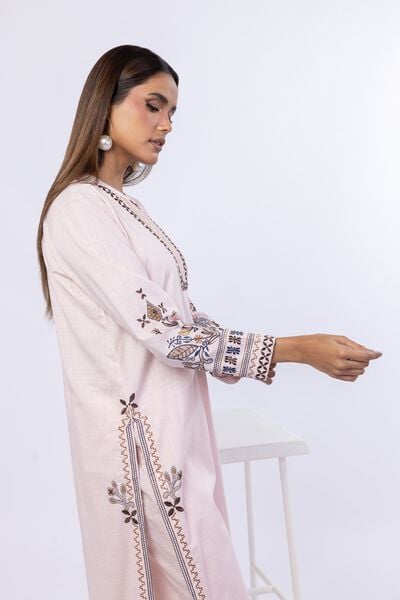 Embroidered | Crosshatch Poplin | Kurta | GBP 20.00