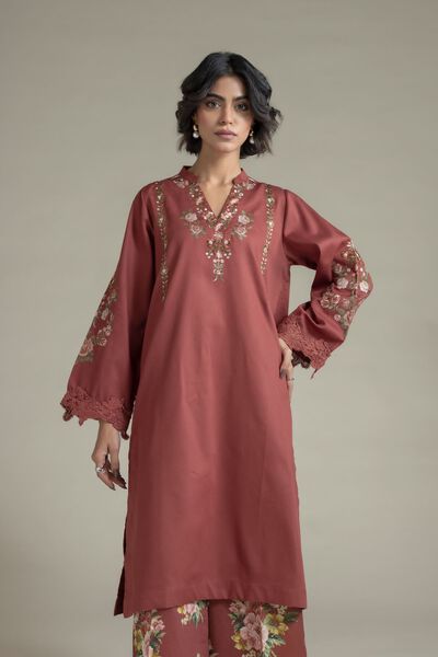 Embroidered | Textured Cotton | Kurta | GBP 25.00