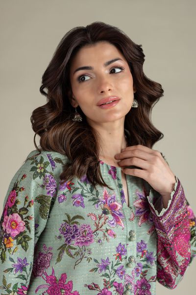 Printed | Messuri Dobby | Lawn Co-ord Set | GBP 35.00