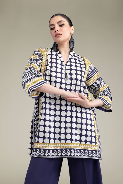 Printed | Cambric | Short Cambric Kurta | GBP 20.00
