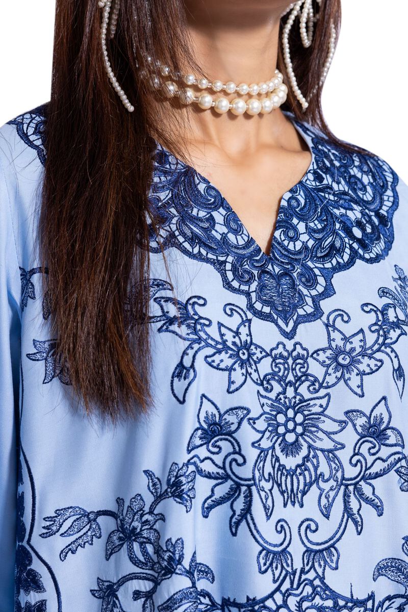 Embroidered | Viscose Oak Silk | Kurta | GBP 18.00
