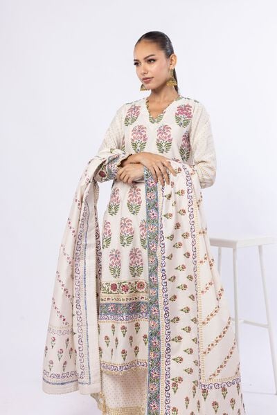 Printed | Cotton Silk | 3 Piece Co-ord Set | GBP 115.00