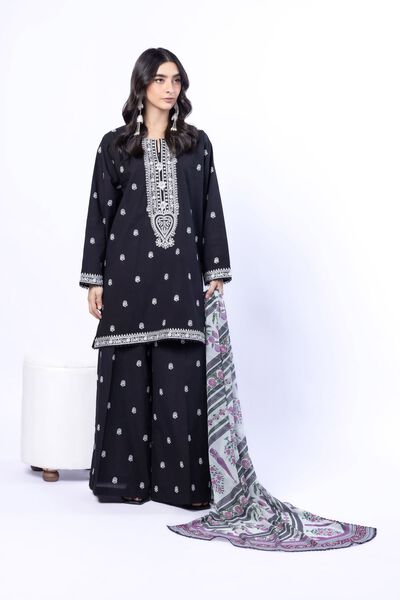 Embroidered | Cotton Dobby | Fabrics 3 Piece | GBP 40.00