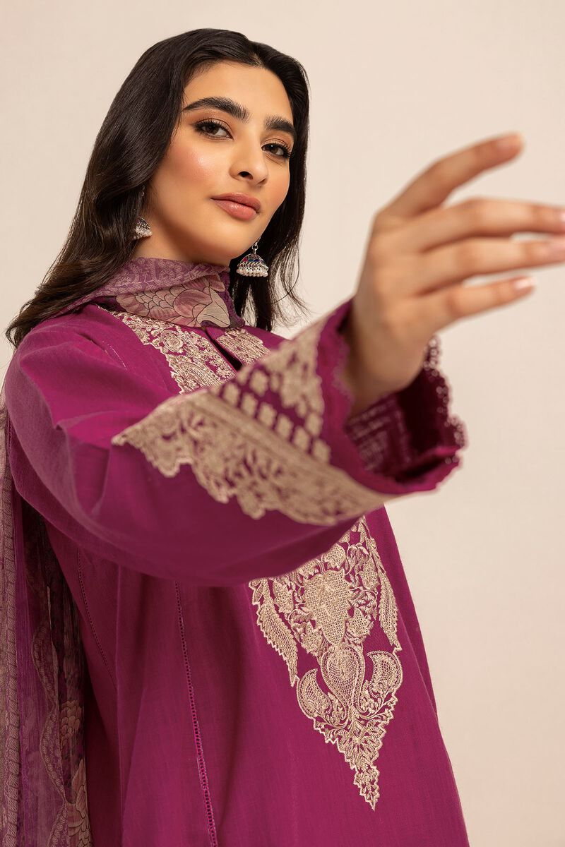 Crosshatch | Embroidered | Fabrics 2 Piece | Top Dupatta | null