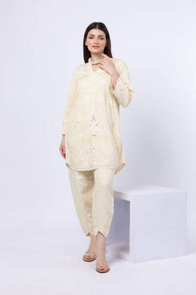 Embroidered | Crosshatch Raw Silk | Shalwar | GBP 20.00