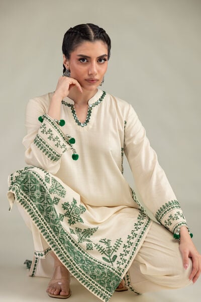 Embroidered | Raw Silk | Raw Silk Kurta | GBP 55.00
