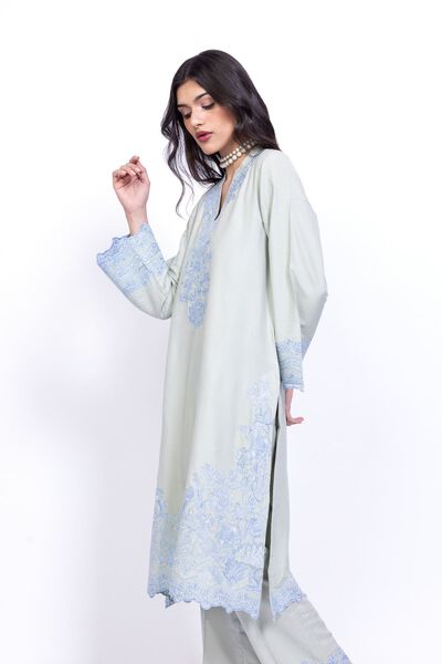 Embroidered | Raw Silk | Kurta | GBP 45.00