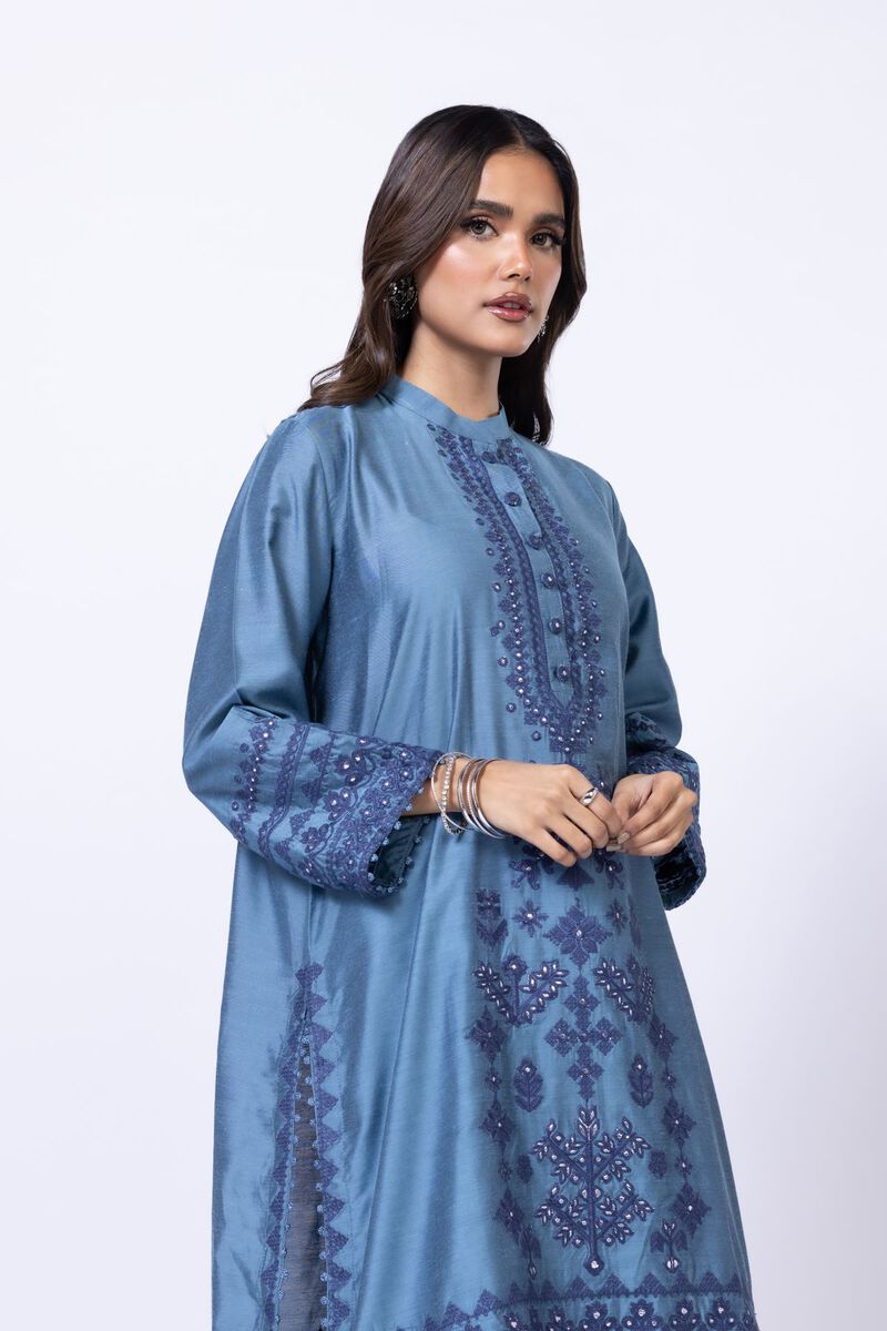 Embroidered | Raw Silk | Kurta | GBP 19.50