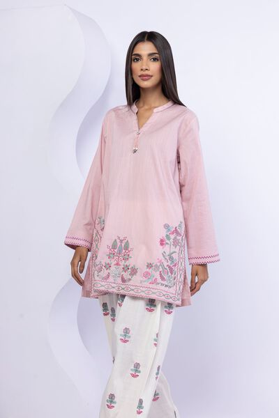 Embroidered | Crosshatch Poplin | Kurta | GBP 30.00