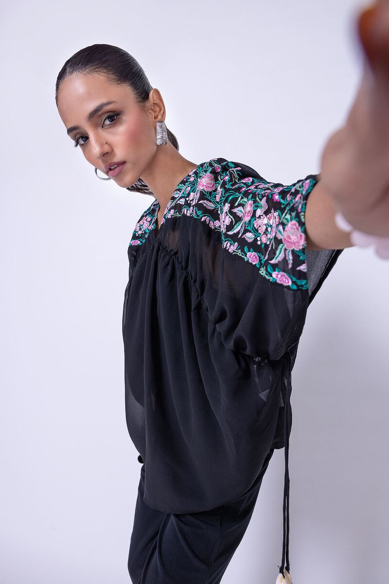 Embroidered | Georgette Chiffon | Tunic | GBP 7.50