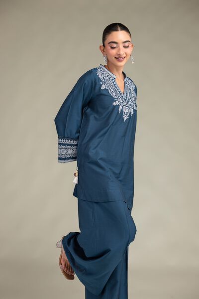Printed | Raw Silk | Floral Silk Kurta | GBP 40.00
