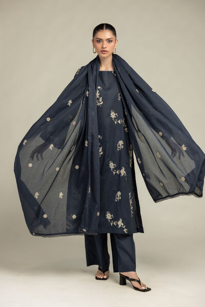 Embroidered | Lawn | Floral Lawn Dupatta | GBP 30.00