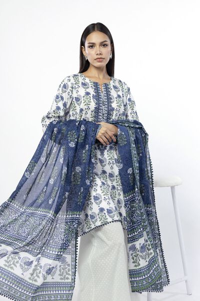 Embroidered | Lawn | Fabrics 3 Piece | GBP 12.00