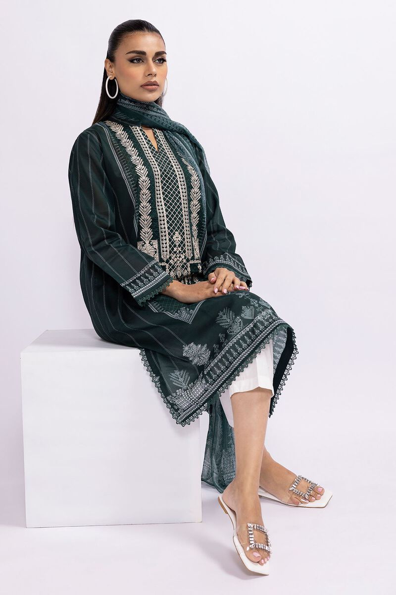 Cambric | Embroidered | Fabrics 2 Piece | Top Dupatta | null