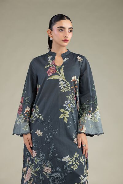 Printed | Cambric | Floral Cambric Kurta | GBP 40.00