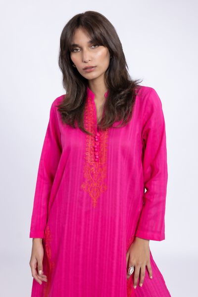 Embroidered | Leno | Kurta | GBP 9.00