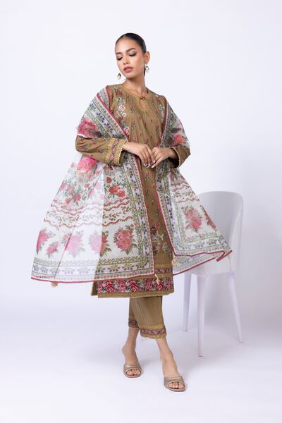 Printed | Karandi Net | Dupatta | GBP 9.00