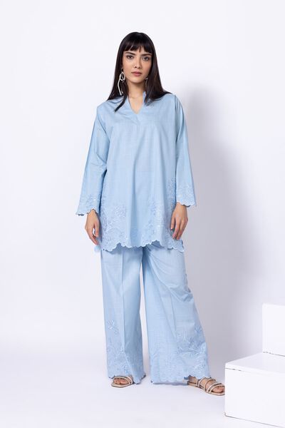 Embroidered | Crosshatch Poplin | Kurta | GBP 15.00