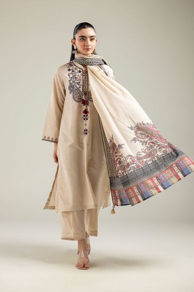 Embroidered | Mesuri | Geometric Tassel Dupatta | GBP 15.00