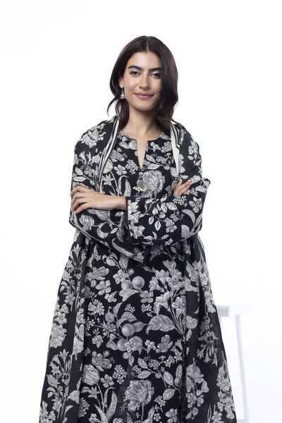 Printed | Light Khaddar | Tailored 3 Piece | GBP 40.00