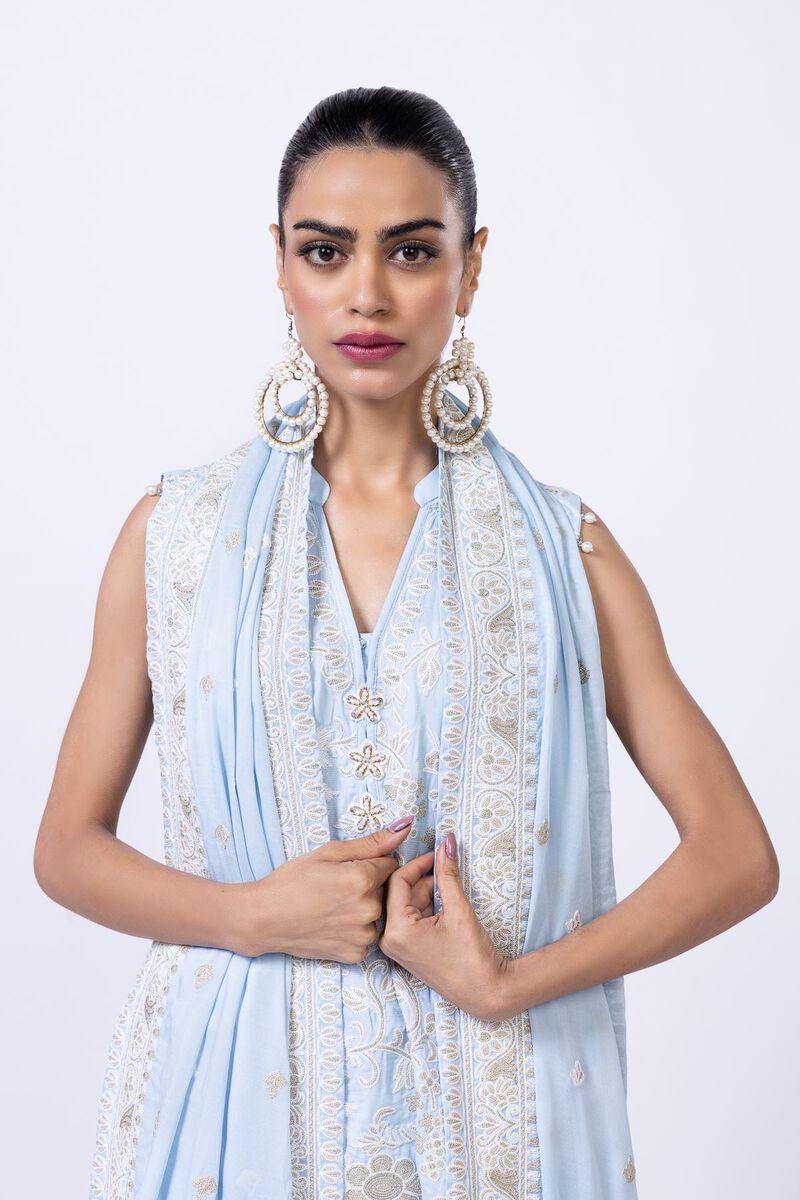 Embroidered | Light Thai Silk | Dupatta | GBP 20.00