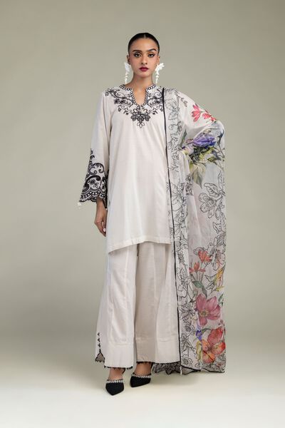 Embroidered | Raw Silk | Raw Silk Pants | GBP 10.00