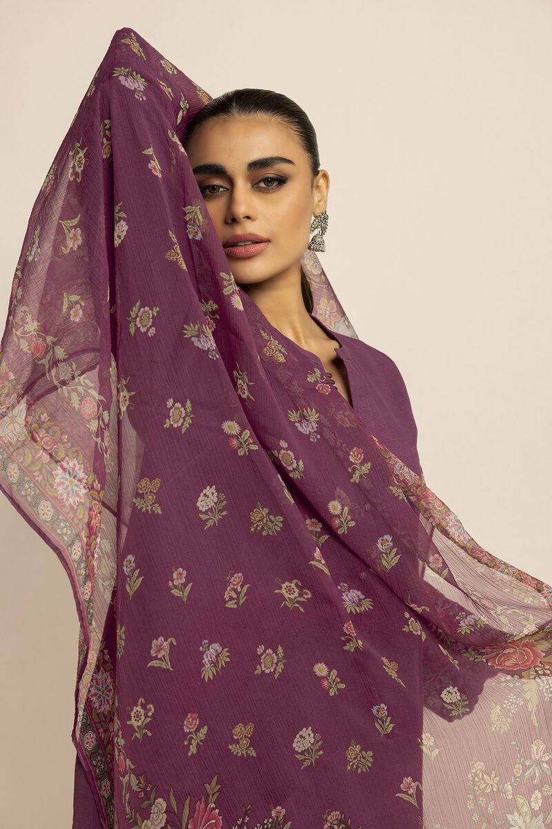Embroidered | Crosshatch | Fabrics 3 Piece | null