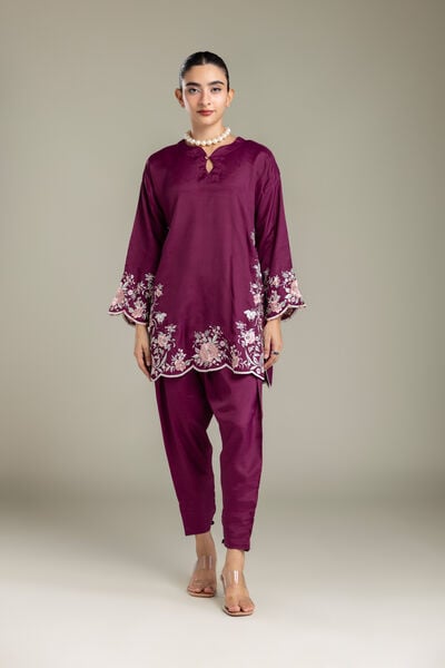 Embroidered | Raw Silk | Raw Silk Shalwar | GBP 35.00
