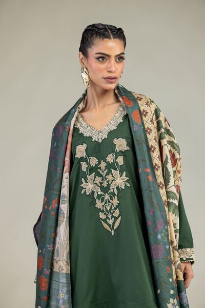 Printed | Polyester Silk | Silk Floral Dupatta | GBP 20.00