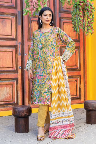 Lawn | Embroidered | Fabrics 3 Piece | £ 20.00
