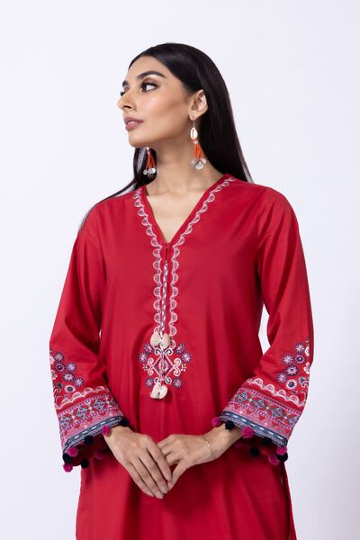Embroidered | Cambric | Kurta | GBP 25.00