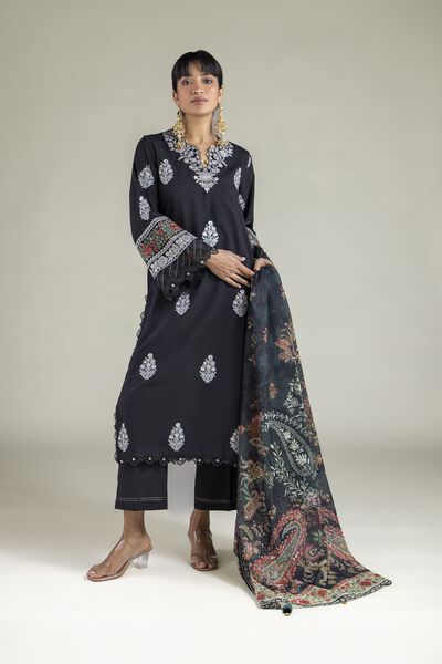 Embroidered | Cambric | Fabrics 3 Piece | GBP 40.00