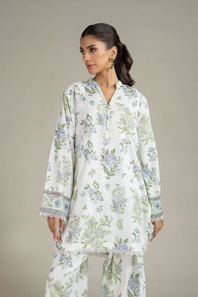 Printed | Raw Silk | Kurta | GBP 25.00